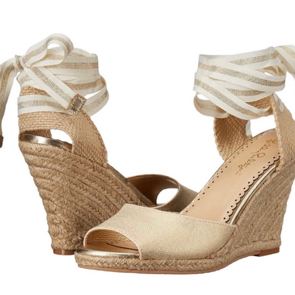 Lilly Pulitzer Alyssa Wedges  - style 24627 in size 6.5